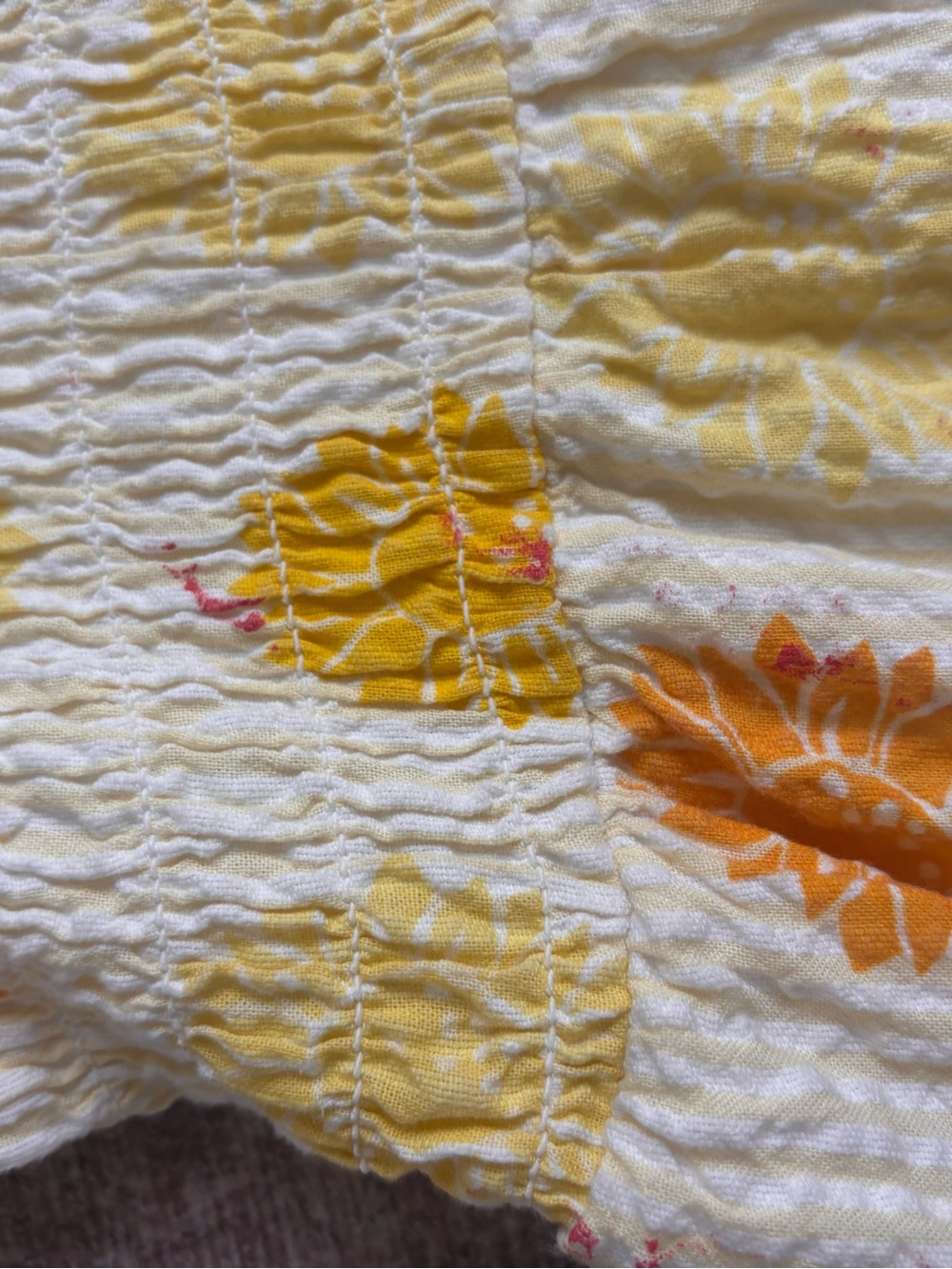 monica + andy: Yellow Floral Girls' Dress - 4T - Picture 6 of 7